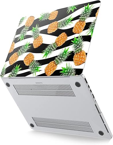 Miniatura 9 de Funda rígida compatible con MacBook Pro 16, 14, M3, M2, 2023, M1 Pro 13, 2022, Air 13, 2021, Retina 2020, Mac 11 y 12, diseño de hojas de palma,