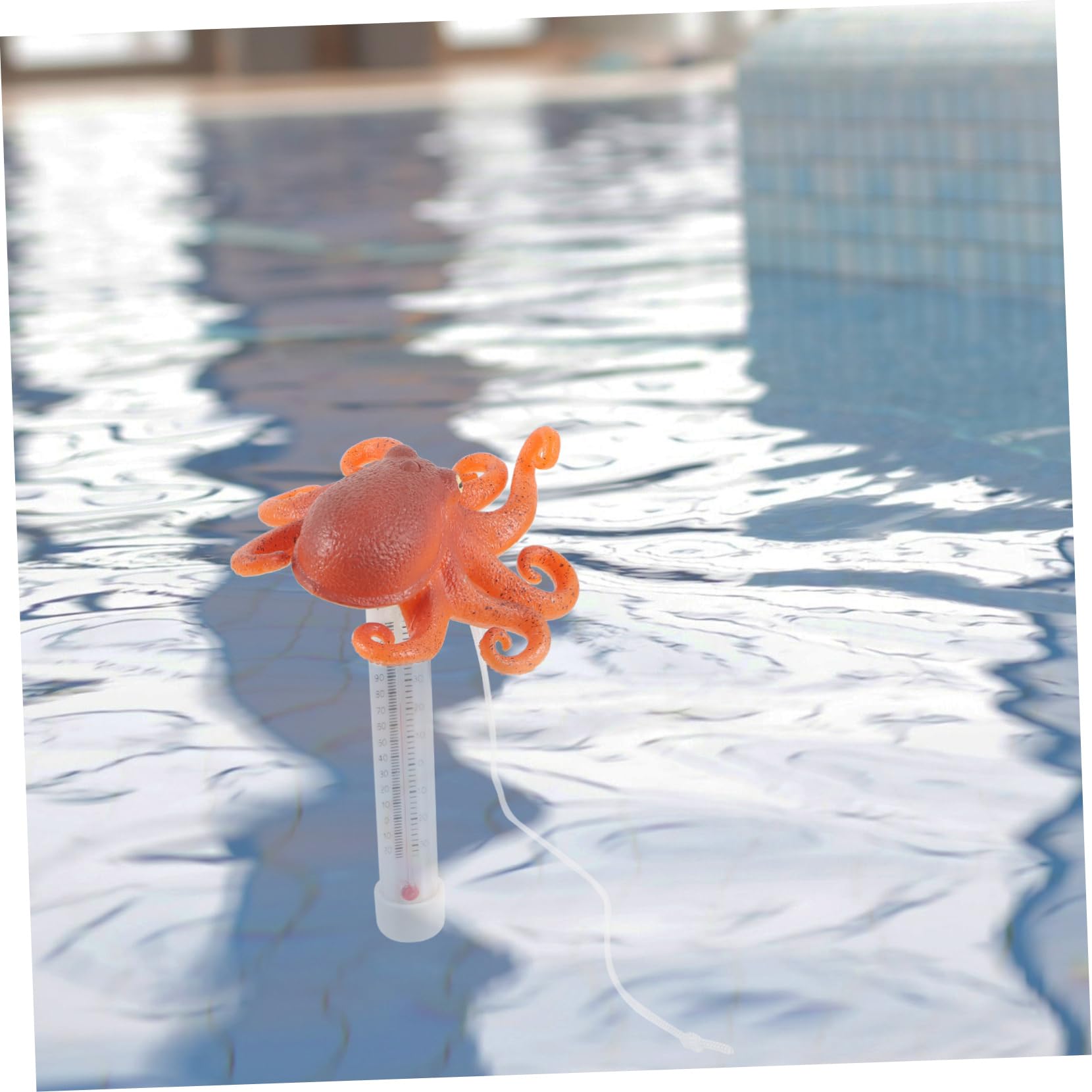 Toddmomy 4pièces Thermomètre Flottant De Piscine Mesure De Température Pour Spas Et Étangs Outil Pratique Et Forme De Pieuvre Et