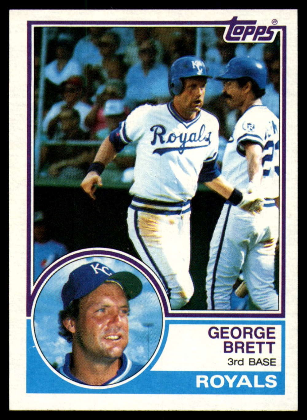 1983 Topps #600 George Brett - Kansas City Royals