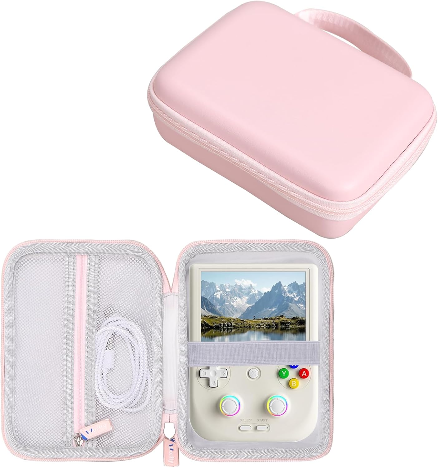 Case for RG405V/ RG406V Retro Handheld Game Console - Hard Protective Travel Carrying Storage Organizer Bag (Case Only)