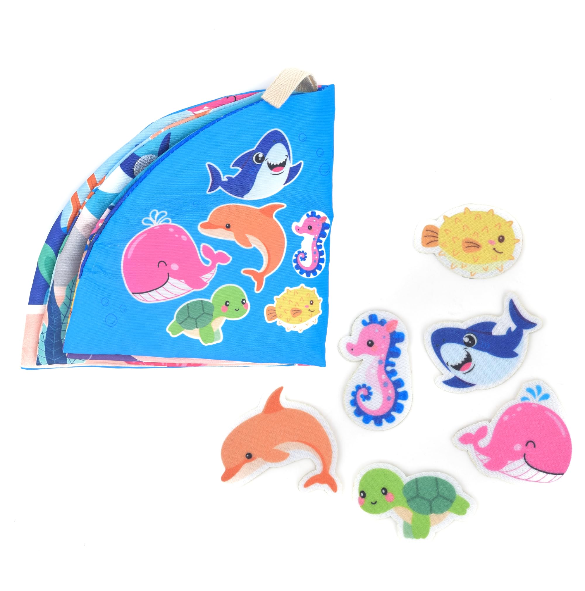 Marine Friend Book with Dolphin, Shark, Turtle, Jellyfish, and Pufferfish Soft Toys, Set of 6 (Marine Book) (B0DFM9SVBJ) Amazon Price History, Amazon Price Tracker