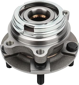 513335 Front Wheel Hub & Bearing Assembly AWD Only for Infiniti EX35 EX37 FX35 FX37 FX45 FX50 G25 G35 G37 M35 M37 M45 M56 Q40 Q50 Q60 Q70 QX50 QX70, 5 Lugs w/ABS
