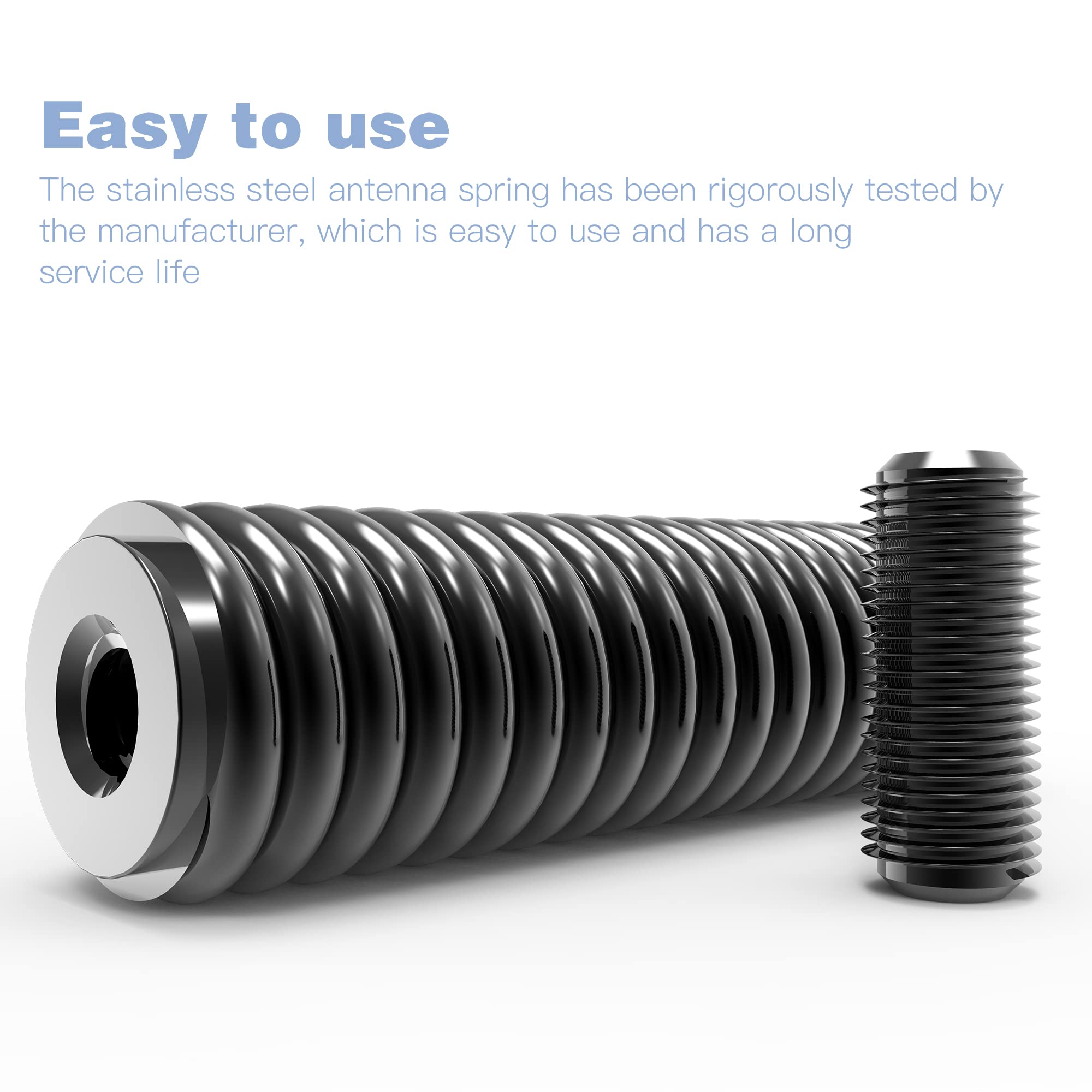 CB Antennenfeder Aus Edelstahl - Robust Für Geländewagen & ATVs