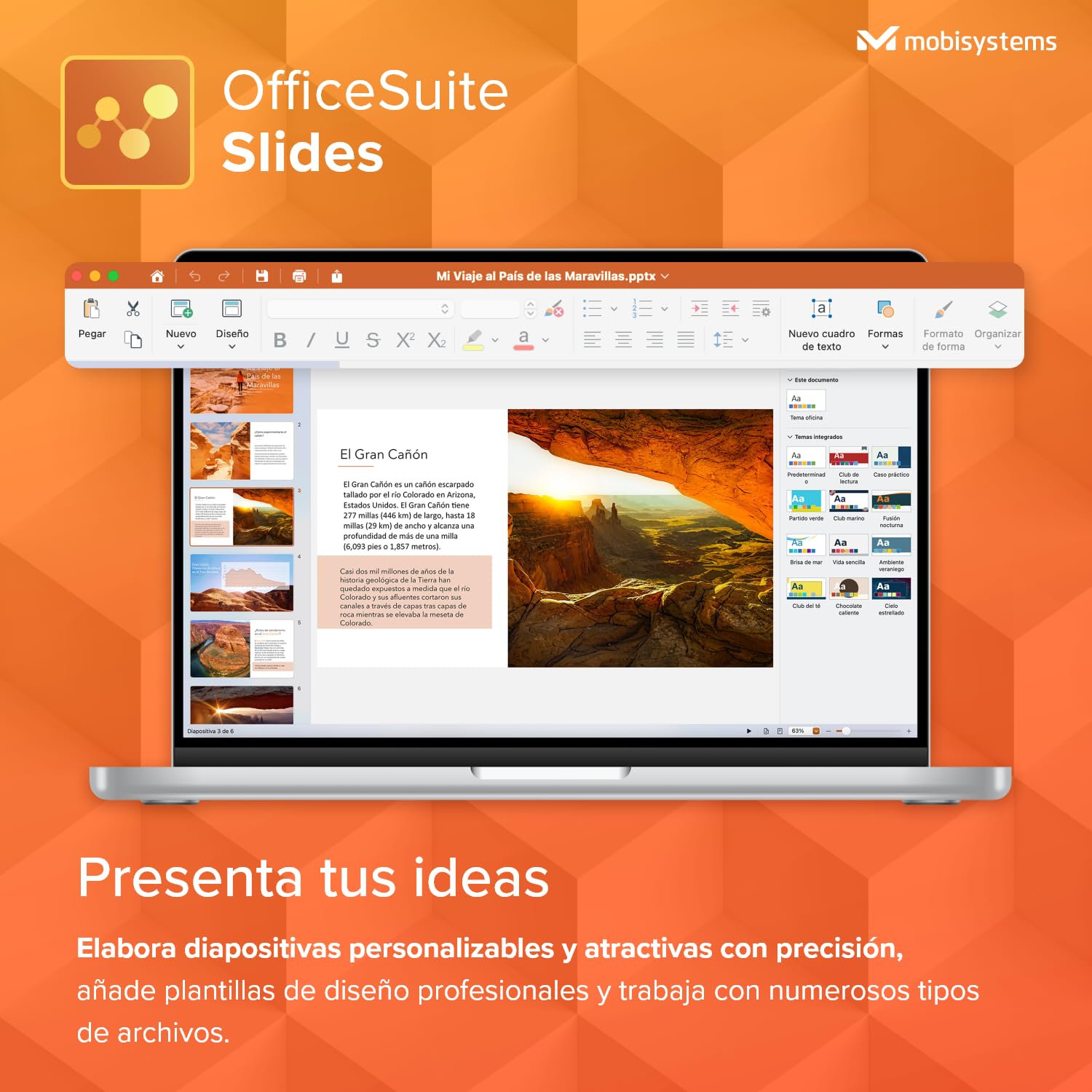 OfficeSuite Home & Business para MAC - Licencia de por vida - Paquete Office para macOS - 1 Dispositivo, 1 Usuario