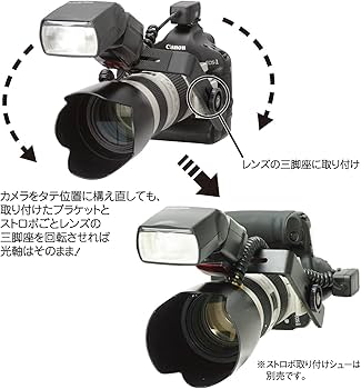 Amazon | ETSUMI レンズ三脚座専用 ストロボアジャスターII E-6735