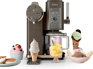 Ninja Creami Scoop & Swirl 13-in-1 Ice Cream and Soft Serve Maker, NC701BR