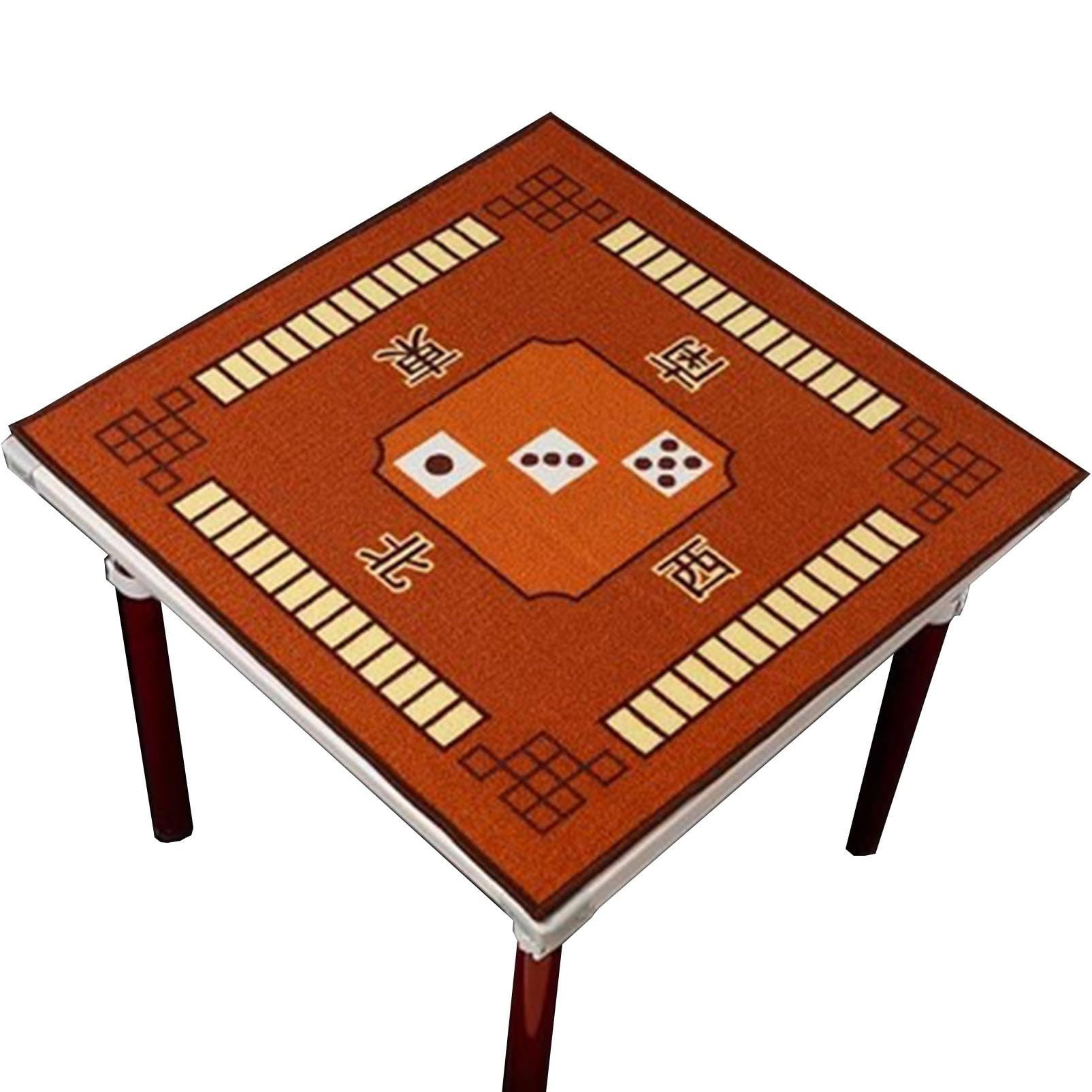 Obrus ​​na stół do gry w Mahjong, mata do gry w Mahjong, obrus na stół do gry w Mahjong, zestaw do gry w mahjong, 1 szt. Mata do gry w Mahjong 30,7 cala 32,7 cala 34,7 cala 31,5 cala Antypoślizgowa i