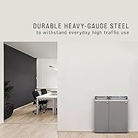 Vista 5 de Rubbermaid Commercial Products Residuos recipiente de plástico reciclado puede, 1