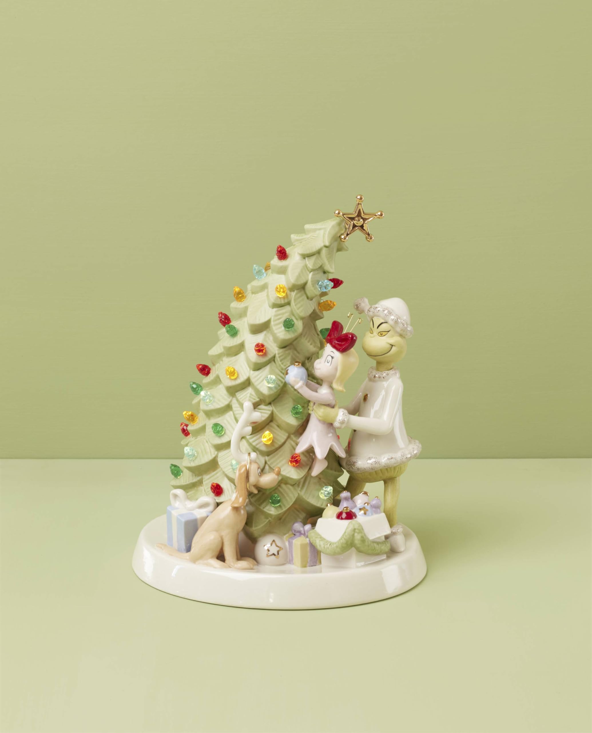 Grinch Navidad Lenox Grinch Stole - Arbol De Adorno De Navidad, 12 Piezas,  | Cuotas Adornos Navidad Arbol, image size:2070x2560