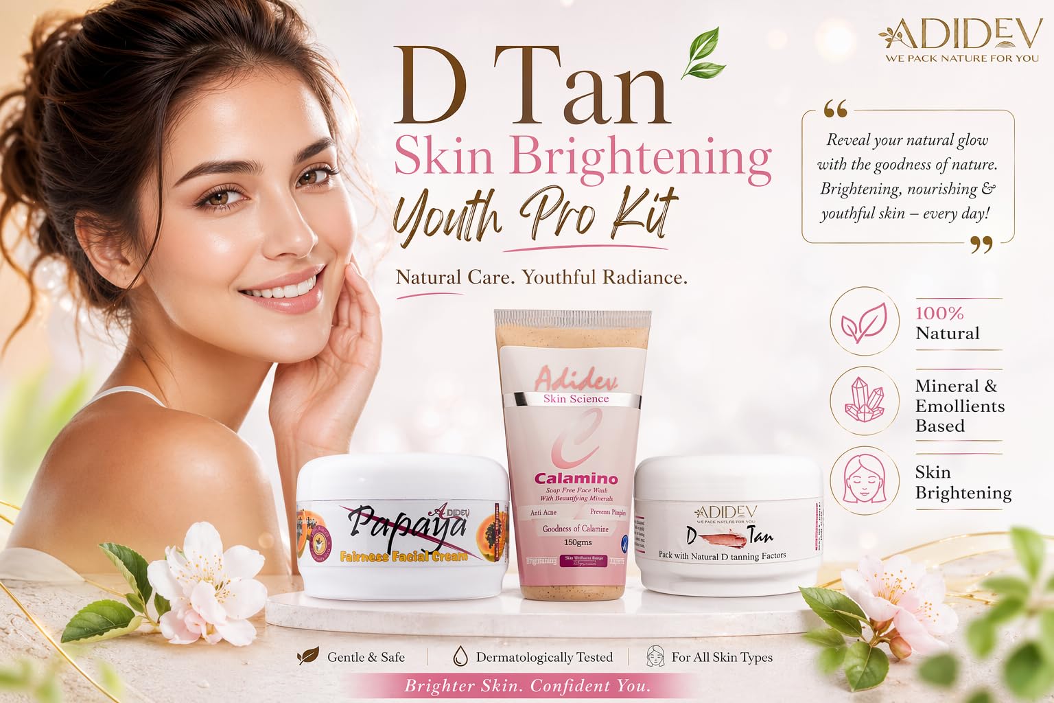 D Tan Skin Brightening Youth Pro Kit 2