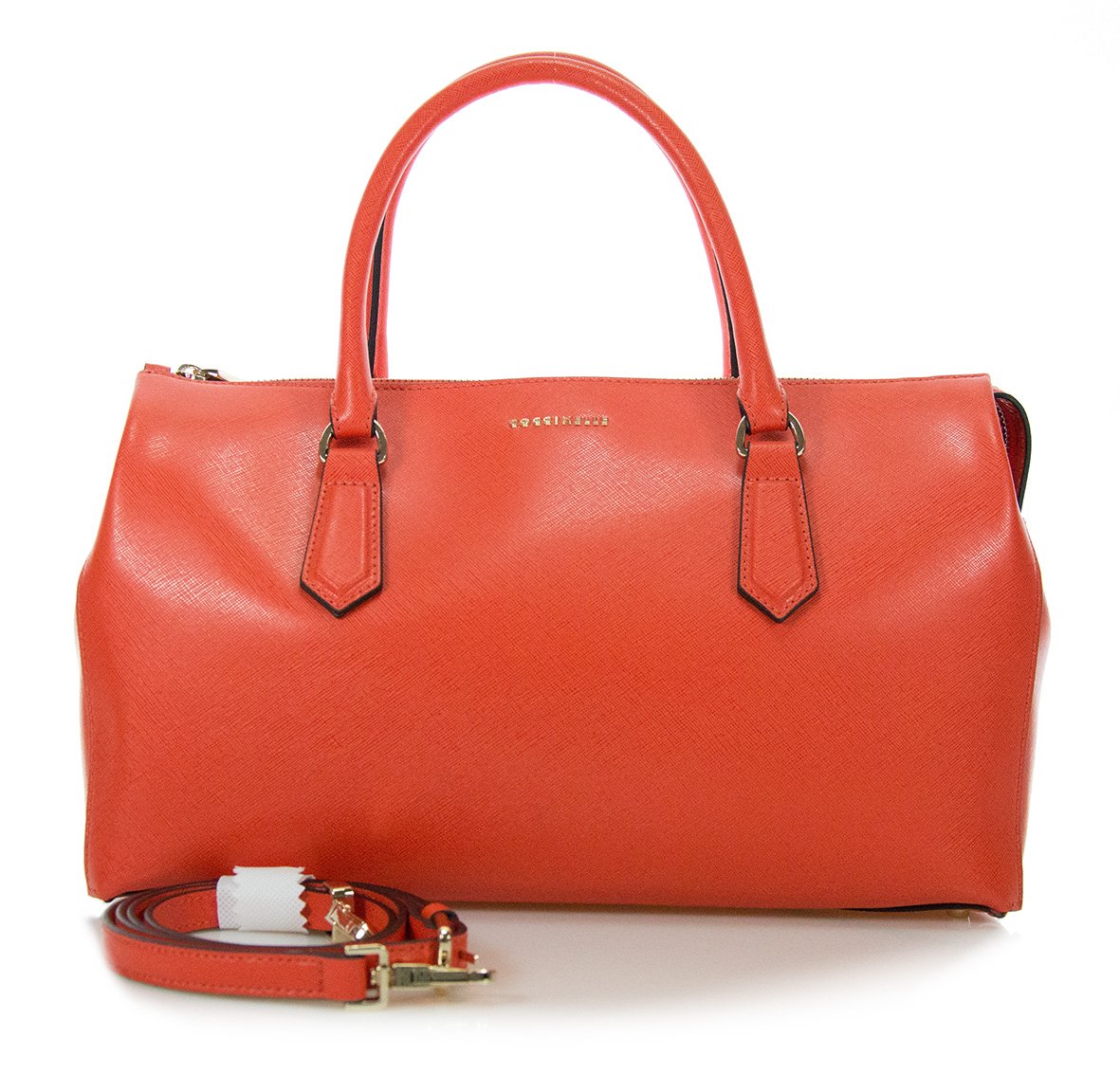 BAULETTO COCCINELLE IN PELLE SAFFIANO COLORE ARANCIO DUE MANICI A MANO CON  TRACOLLA UD0181701102 : Amazon.it: Moda