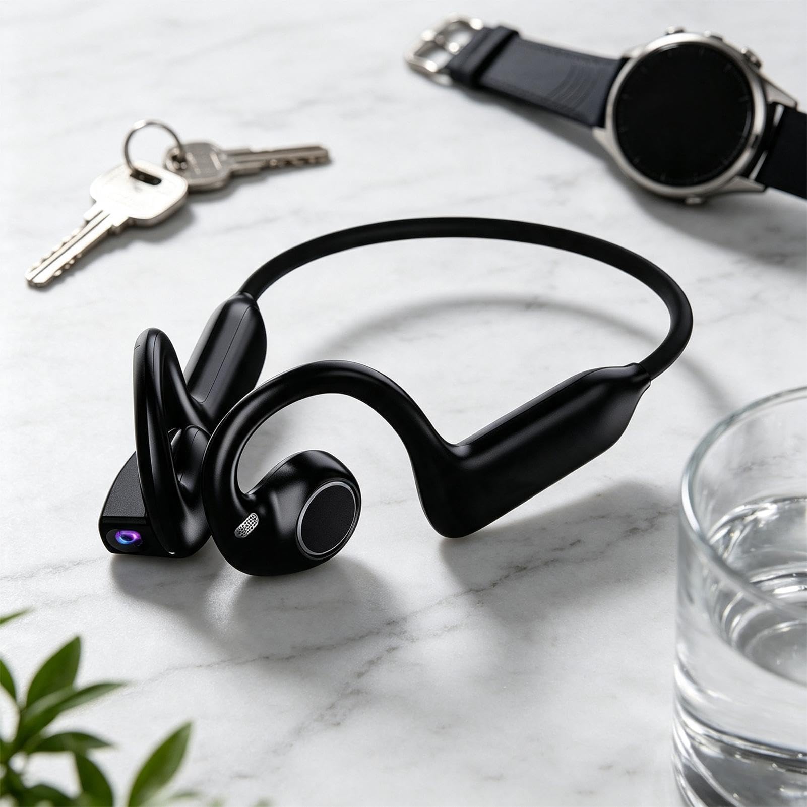 Casque Open Ear Écouteurs Sans Fil à Oreille Ouverte avec Traduction IA et