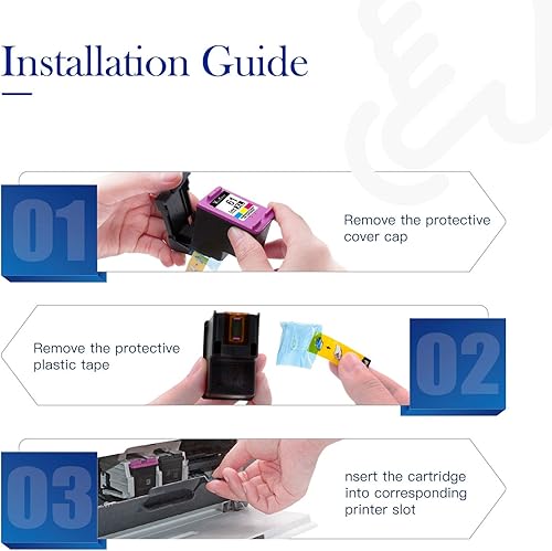 Miniatura 31 de Valuetoner Cartucho de tinta remanufacturado de repuesto para cartuchos de tinta HP 901 901XL compatible con impresora HP Officejet 4500 G510a J4524