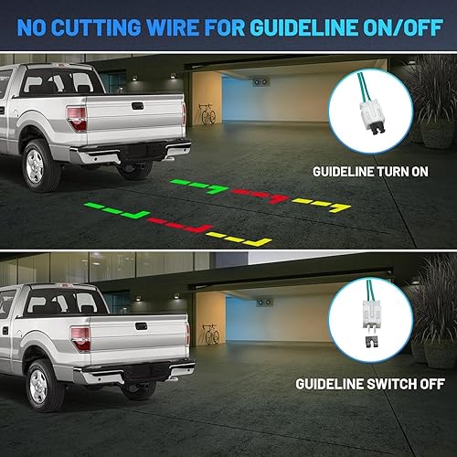 Miniatura 5 de EWAY Cámara de respaldo con mango de puerta trasera para Chevy Silverado GMC Sierra 1500 2500 3500 HD Classic para puerta trasera de marcha atrás,