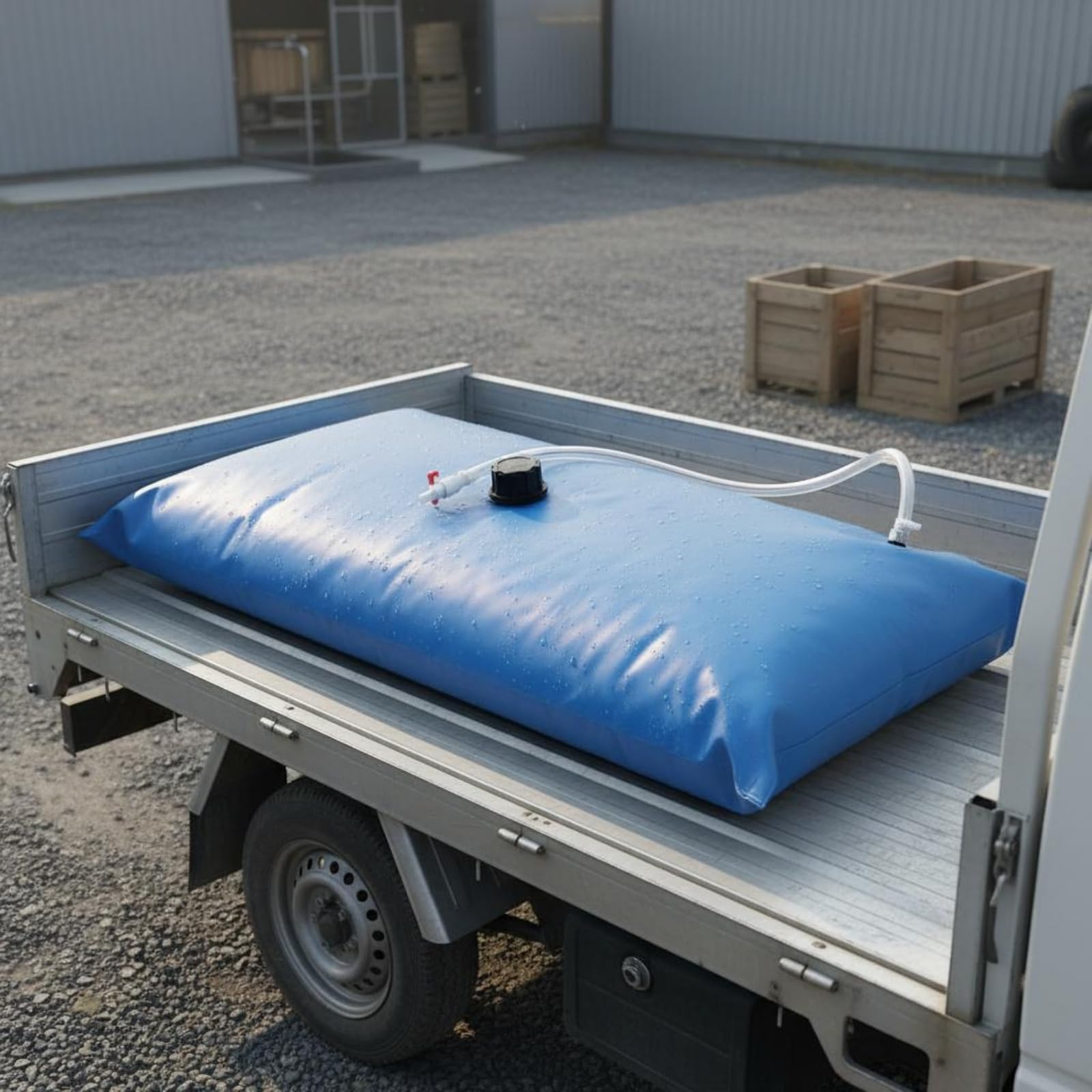 Bolsa de Agua de PVC Impermeable Depósito Agua Plegable Resistente para Campo