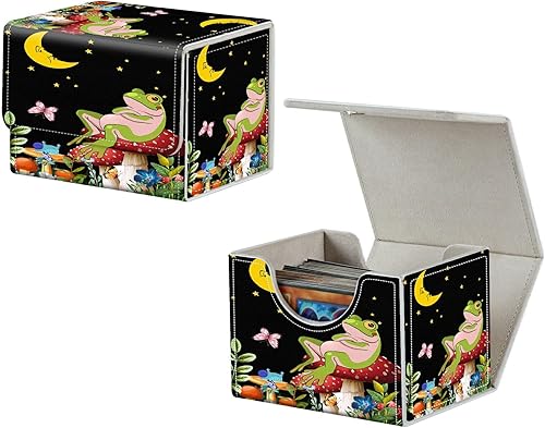 Miniatura 1 de MTG Commander - Caja de cartas intercambiables, más de 100 tarjetas con funda con funda de piel sintética, caja de almacenamiento de tarjetas