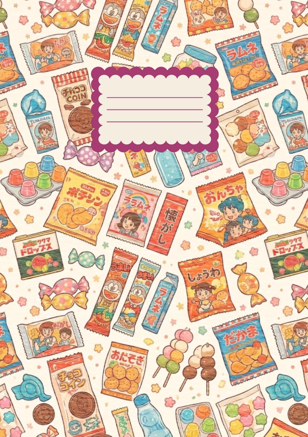 Japanese Candy A5 Notebook