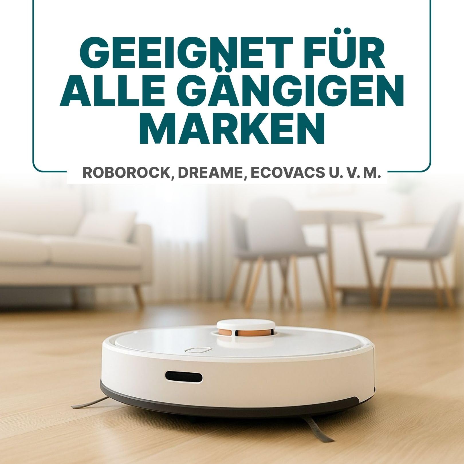 INOX® FloorActive Wischroboter Reiniger Konzentrat 6x1L – Reinigung für Wischroboter & Saugroboter – Streifenfreier Bodenreiniger mit frischem Duft – Reinigungsmittel für Wischroboter
