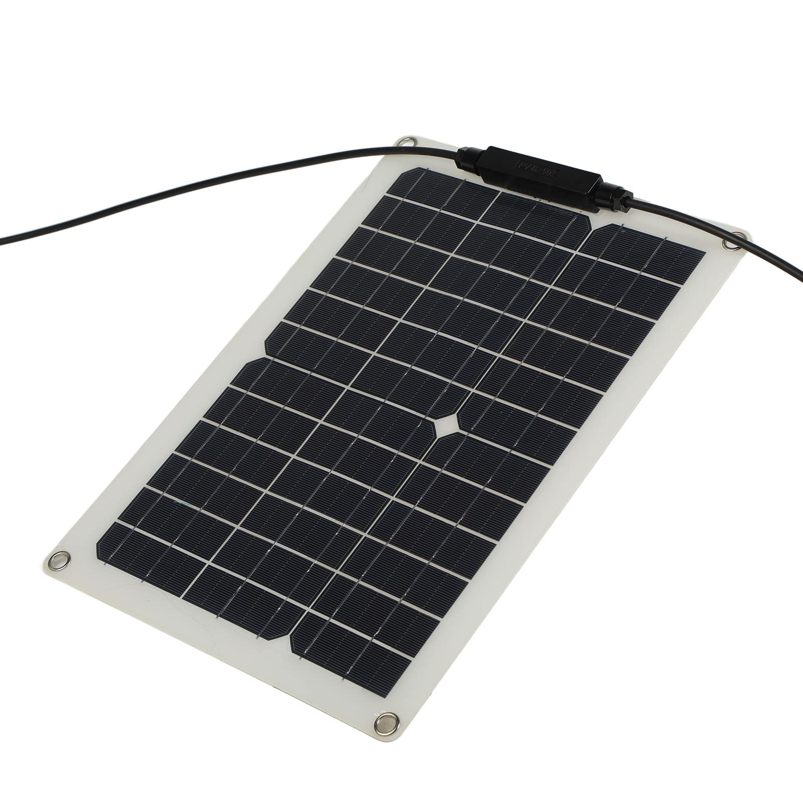Cocoarm Panel ładowania Słonecznego 15 W Monokrystaliczna ładowarka Słoneczna Przenośna Wodoodporna ładowarka 18 V z wysoką konwersją VOC 20 V Do Samochodu RV Łódź Kemping Do Użytku na Zewnątrz