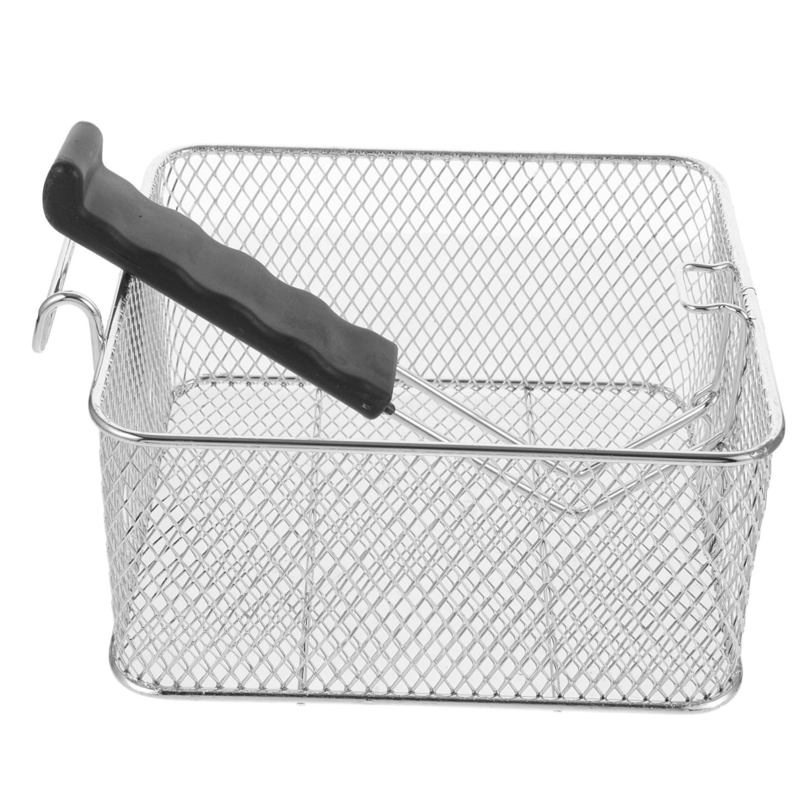 TOPBATHY per Frittura in Acciaio Inossidabile da 3 Pezzi con Manico Antiscivolo di Qualità da Ristorante Facile da Usare per Patatine Fritte E Snack di Pollo.