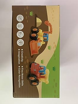 Amazon.com: Coogam 4 Pack Friction Powered Cars Construction
