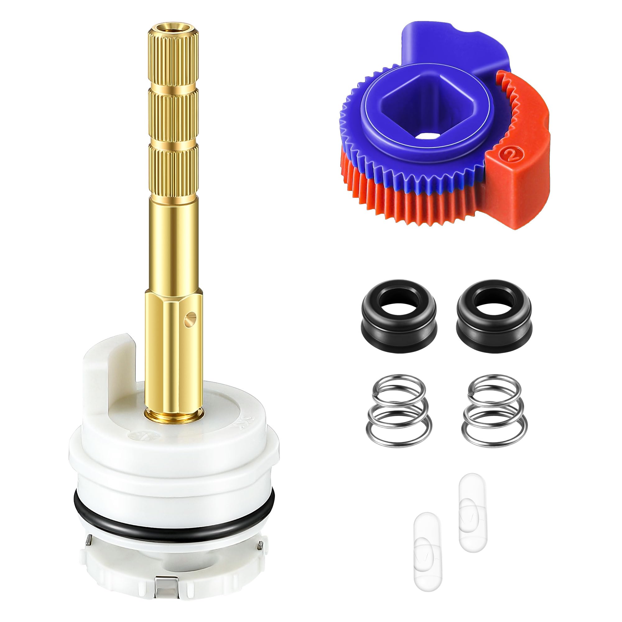 Dreyoo Round Stem Washerless Cartridge Compatible with Danze