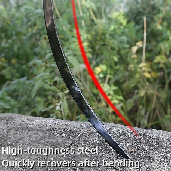Lightweight And Sharp Universal Pruning Saw With Sheath SK5 Steel, Fast Cutting & Ergonomic Grip, Hand Pruning Saw with Saw Blade Enclosure, for Tree Trimming, Wood Cutting (270 mm)