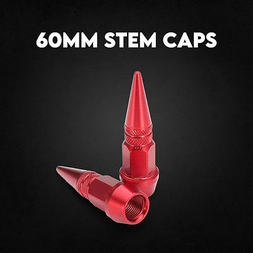 Miniatura 27 de Tapones para válvulas de neumáticos de automóvil, 4 unidades, cubiertas universales para vástagos, juego de tapas de válvula de neumático