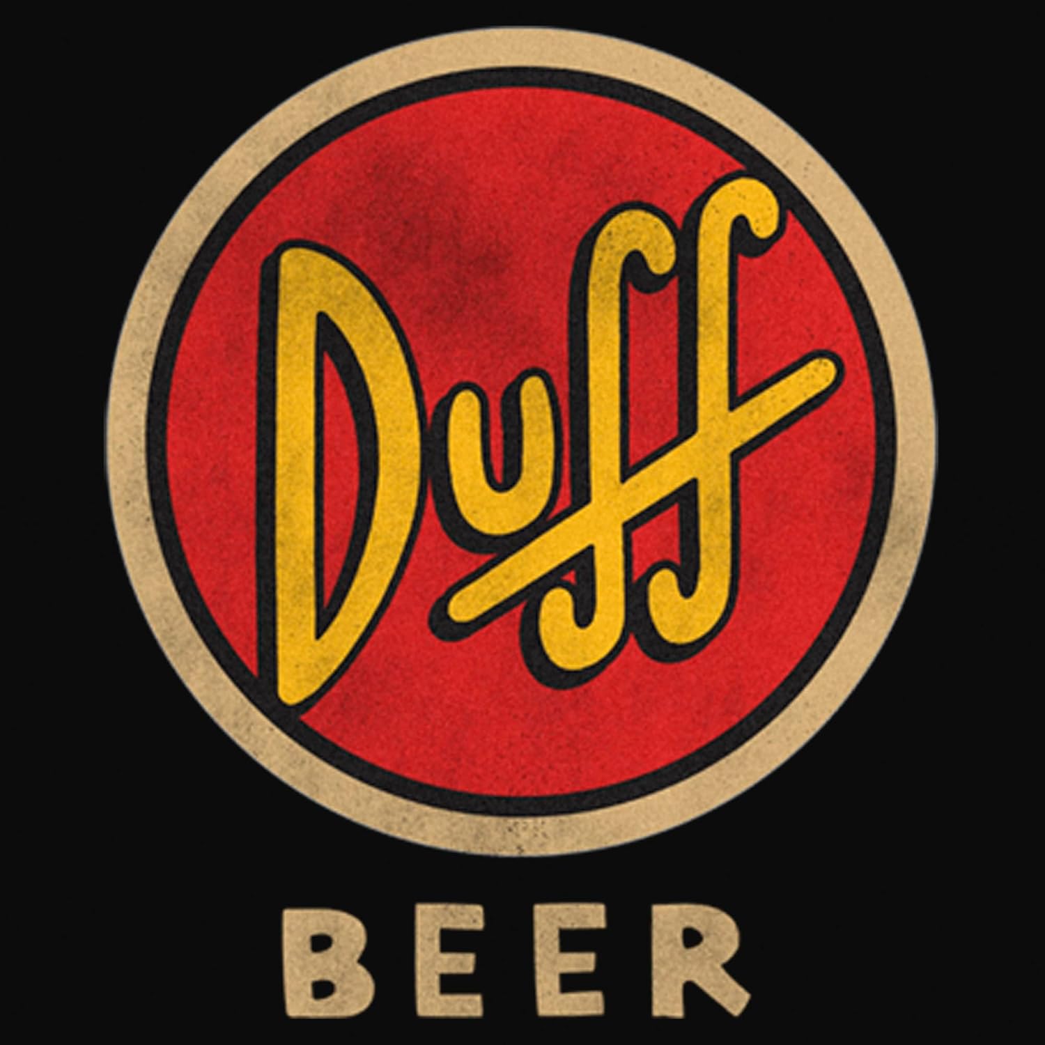 Men's The Simpsons Duff Classic Beer Logo Tank Top