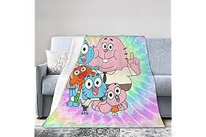 The Amazing Cartoon World of Gumball Blanket: Cozy Sanctuary for Adventure-Seekers