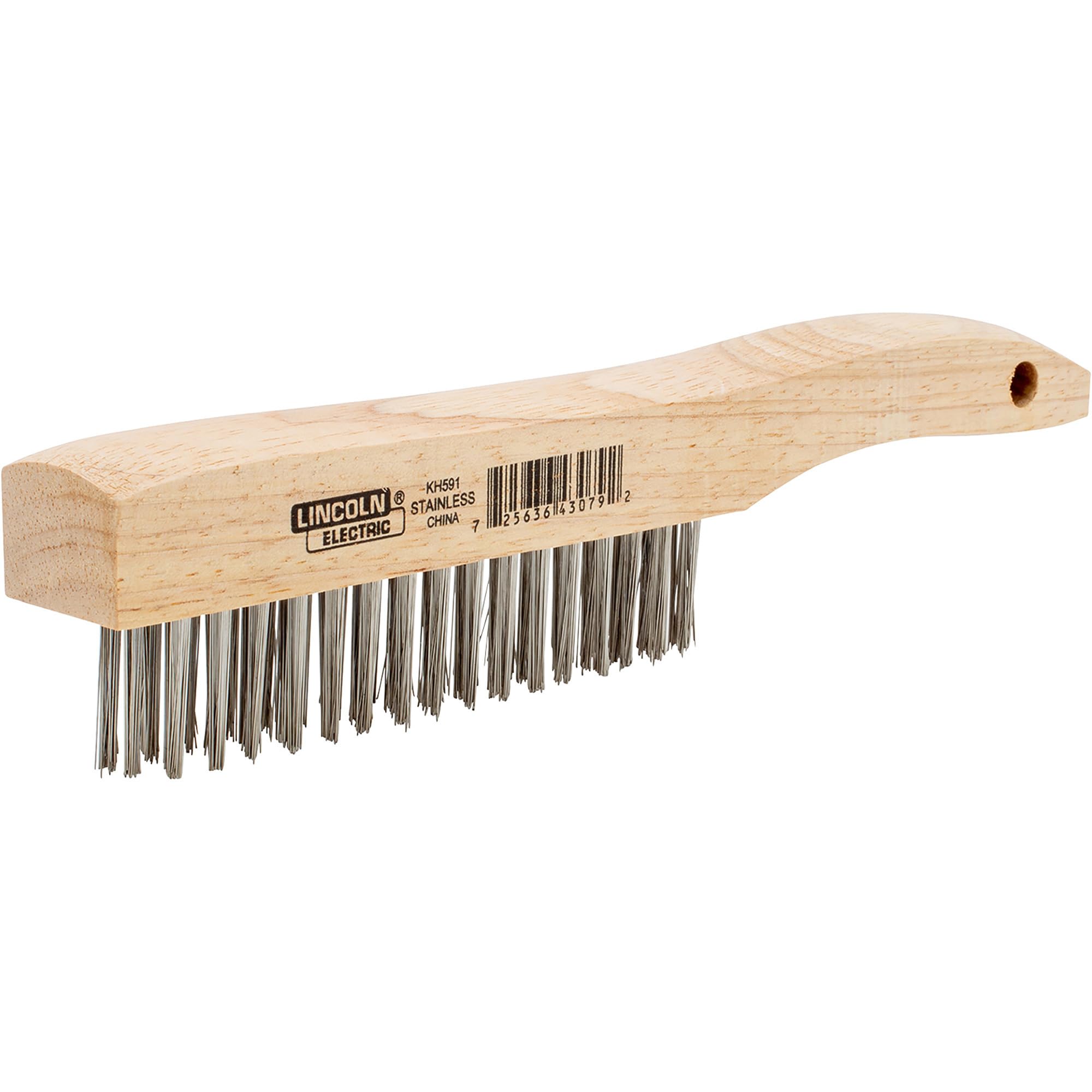 Ampco Safety Tools B-399 Brush with Scratch Shoe Handle, Non-Sparking, Non-Magnetic, Corrosion Resistant