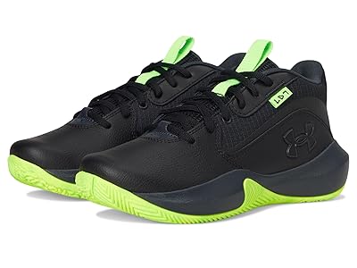 Under Armour Kids Lockdown 7 (Big Kid) Kids Shoes Black/Anthracite/Metallic Black : 7 Big Kid M, Synthetic