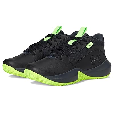 Under Armour Kids Lockdown 7 (Big Kid) Kids Shoes Black/Anthracite/Metallic Black