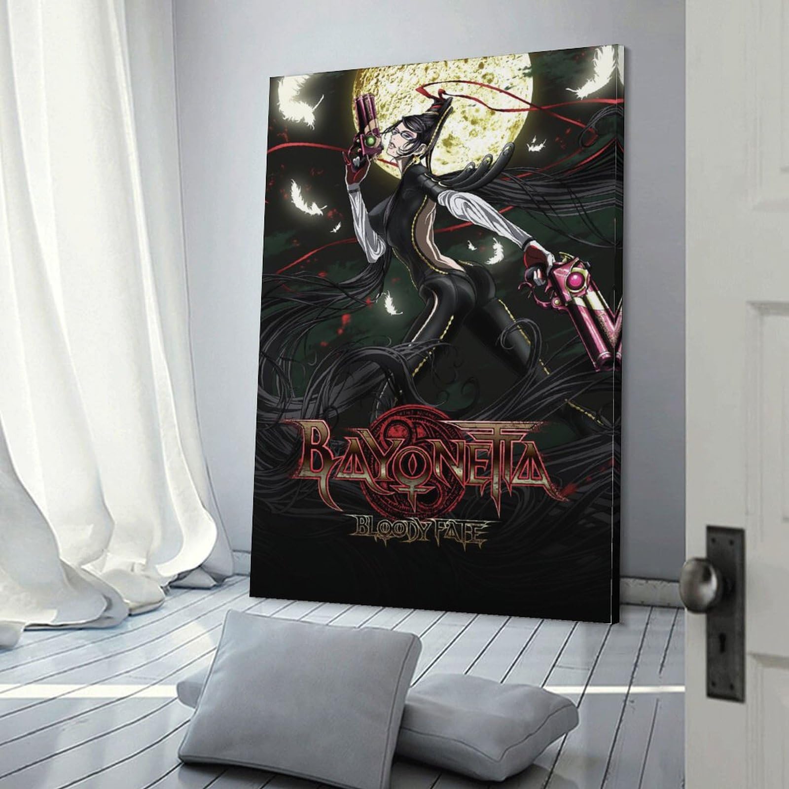 Amazon.com: Bayonetta Bloody Fate Anime Poster Canvas Prints
