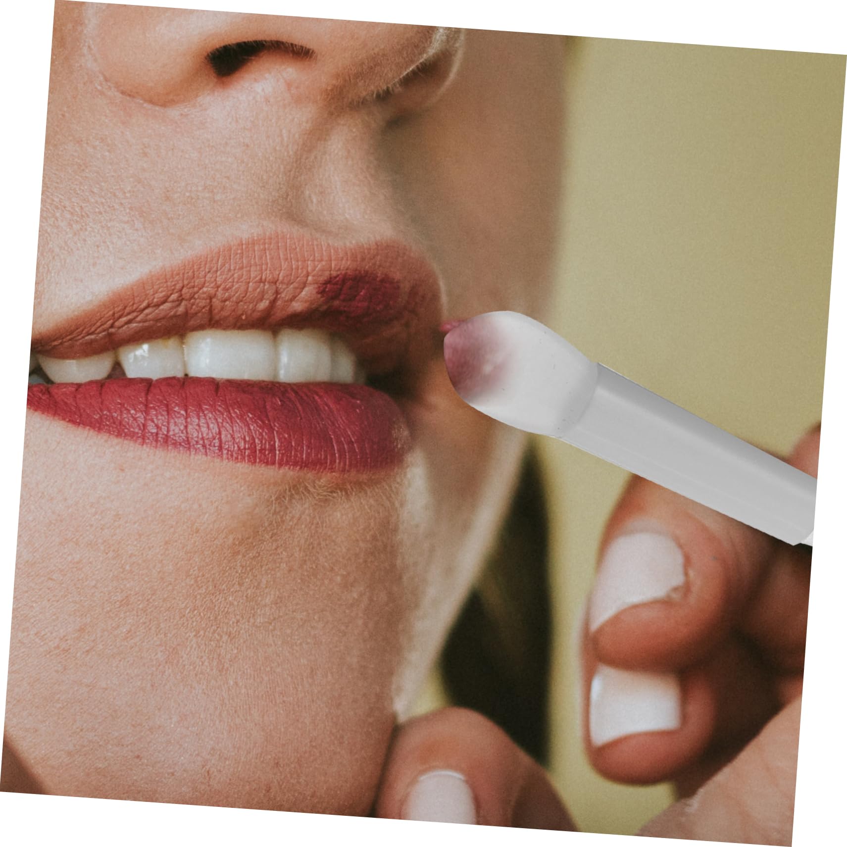 minkissy 5juegos Brochas De Maquillaje De Para Labios y Aplicador Reutilizable y Herramienta De Para Mujeres y Aprendices De Maquillaje