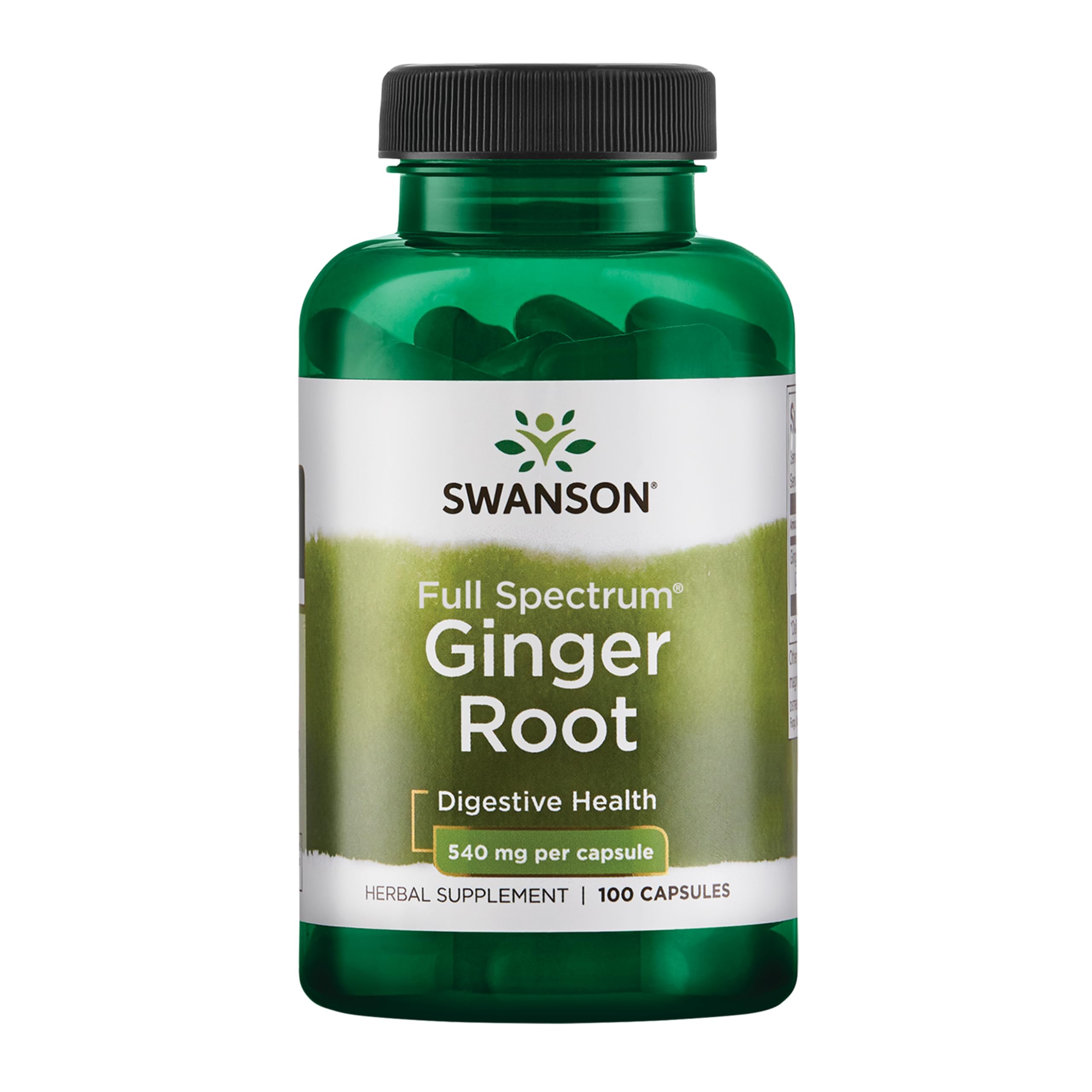 Swanson Premium Brand Ginger Root 540 Milligrams 100 Capsules