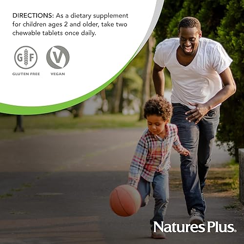 Miniatura 6 de NaturesPlus Animal Parade Source of Life Gold Multivitamínico para niños, sabor a cereza, 120 tabletas masticables en forma de animales,