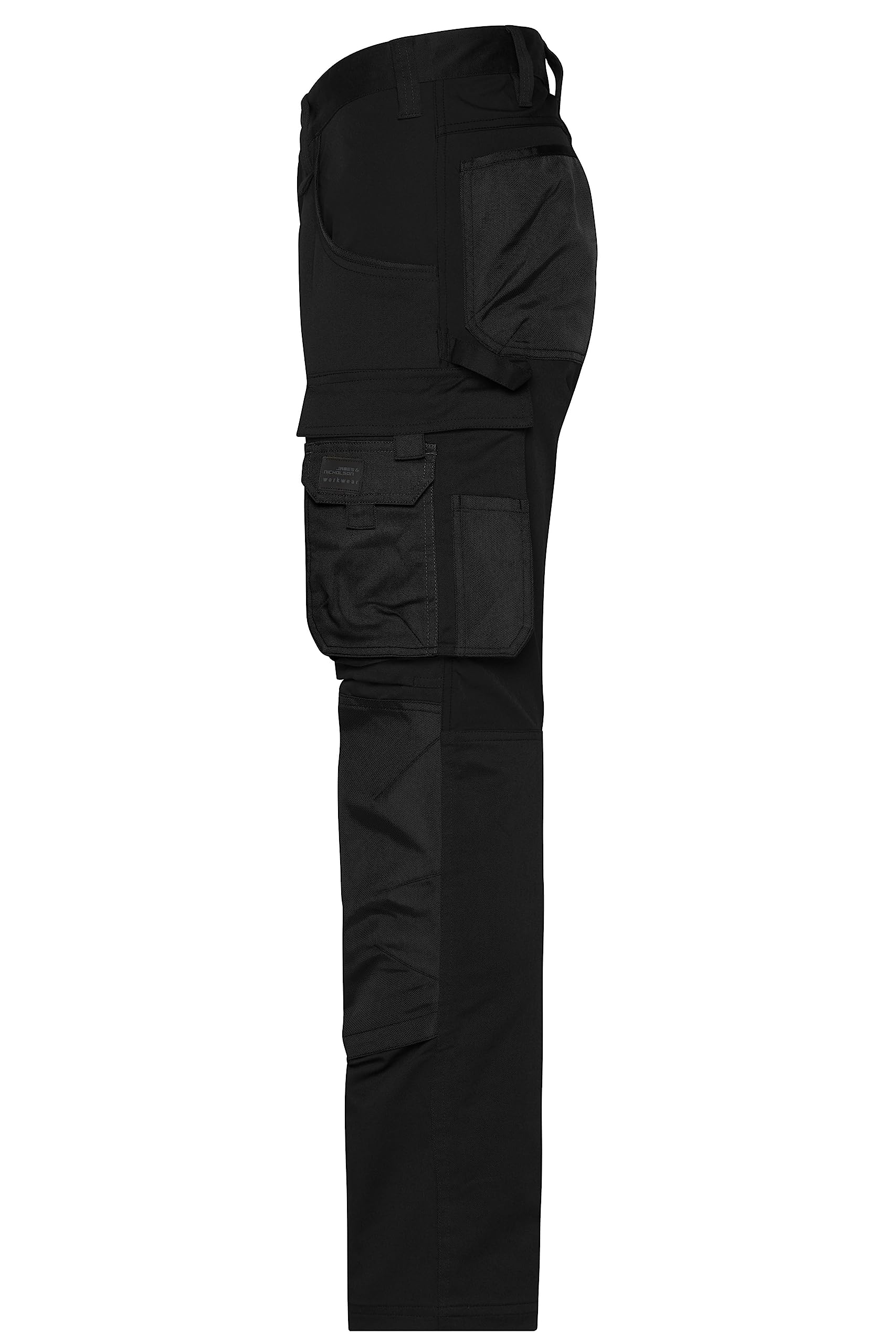 James & Nicholson Workwear Stretch-Arbeitshose Slim Line - Schmal geschnittene Arbeitshose mit elastischen Einsätzen