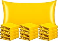 Vista 29 de NTBAY - Fundas de almohada de satén para cabello y piel, fundas de almohada sedosas de lujo con cierre de sobre.