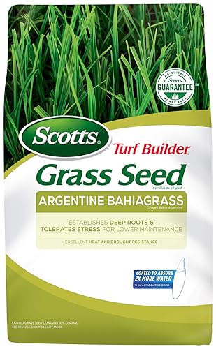 Scotts Turf Builder Grass Seed Argentine Bahiagrass, Excellent Heat &
