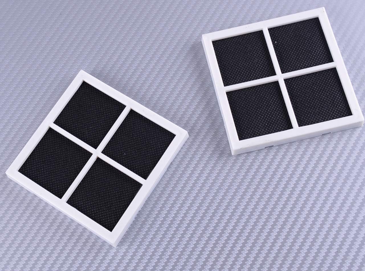 Refrigerator Air Filter (2 Pack) Compatible with Kenmore Elite 469918; LG LT120F ADQ73214402, ADQ73214404, ADQ73334009