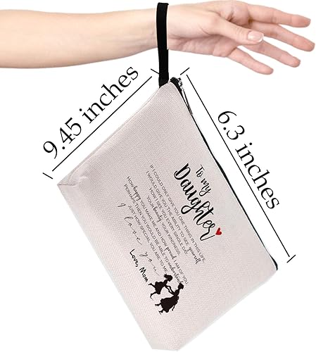 Miniatura 2 de Hanamiya Na Regalo para hija de mamá, bolsa de maquillaje para mi hija, regalo para cumpleaños de hija, ideas de regalo para niñas adolescentes para