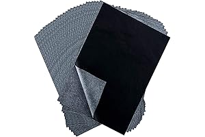 Black Carbon Transfer Paper (100 Sheets) Assortment for 9x13 inch Art Surfaces