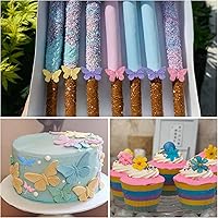 Vista 5 de Moldes de silicona de flores, moldes de silicona de mariposa, molde de arcilla polimérica, molde de fondant para pasteles para decoración de Flor ·