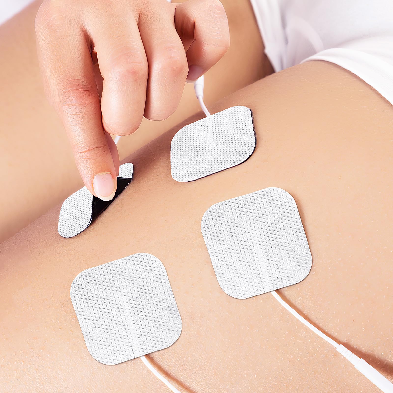 40 Cuscinetti Per Elettrodi Tens EMS Di Ricambio Patch In Gel - Foto 13