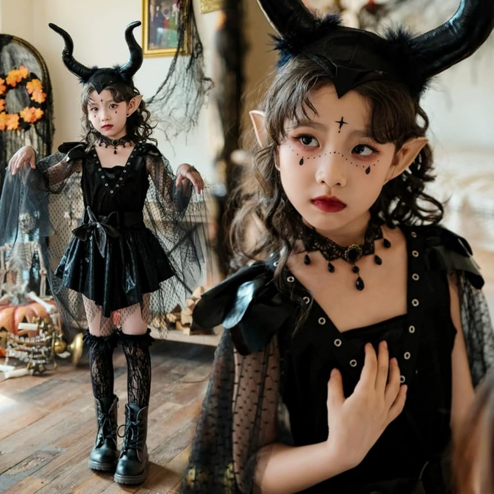 Amazon.co.jp: [JUNDOMECY] ハロウィン コスプレ 子供 魔女 女の子