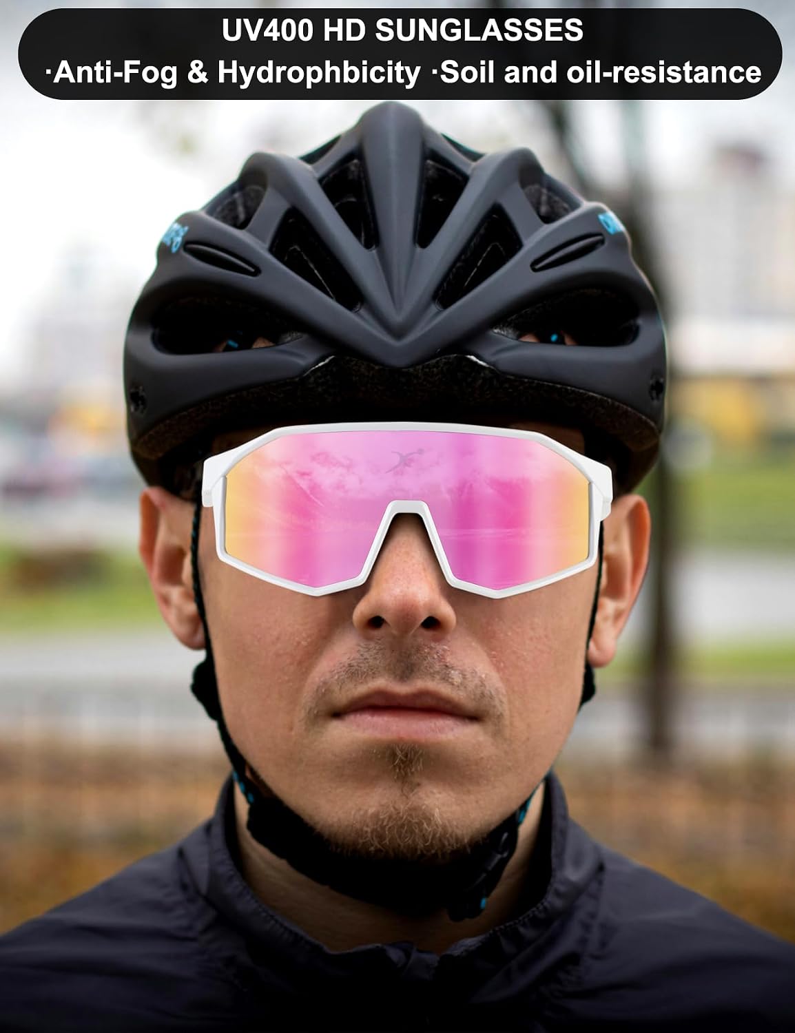 BangLong Sports Sunglasses for Men Women - UV400 Protection Baseball Sun Glasses TR90 for Running Cycling Baseball Fishing
