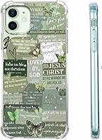 Vista 74 de Cubierta de Teléfono con Versículos de la Biblia y Citas Cristianas de Jesús en Collage, Funda Protectora Suave de TPU de Moda para iPhone 16 Pro, #1