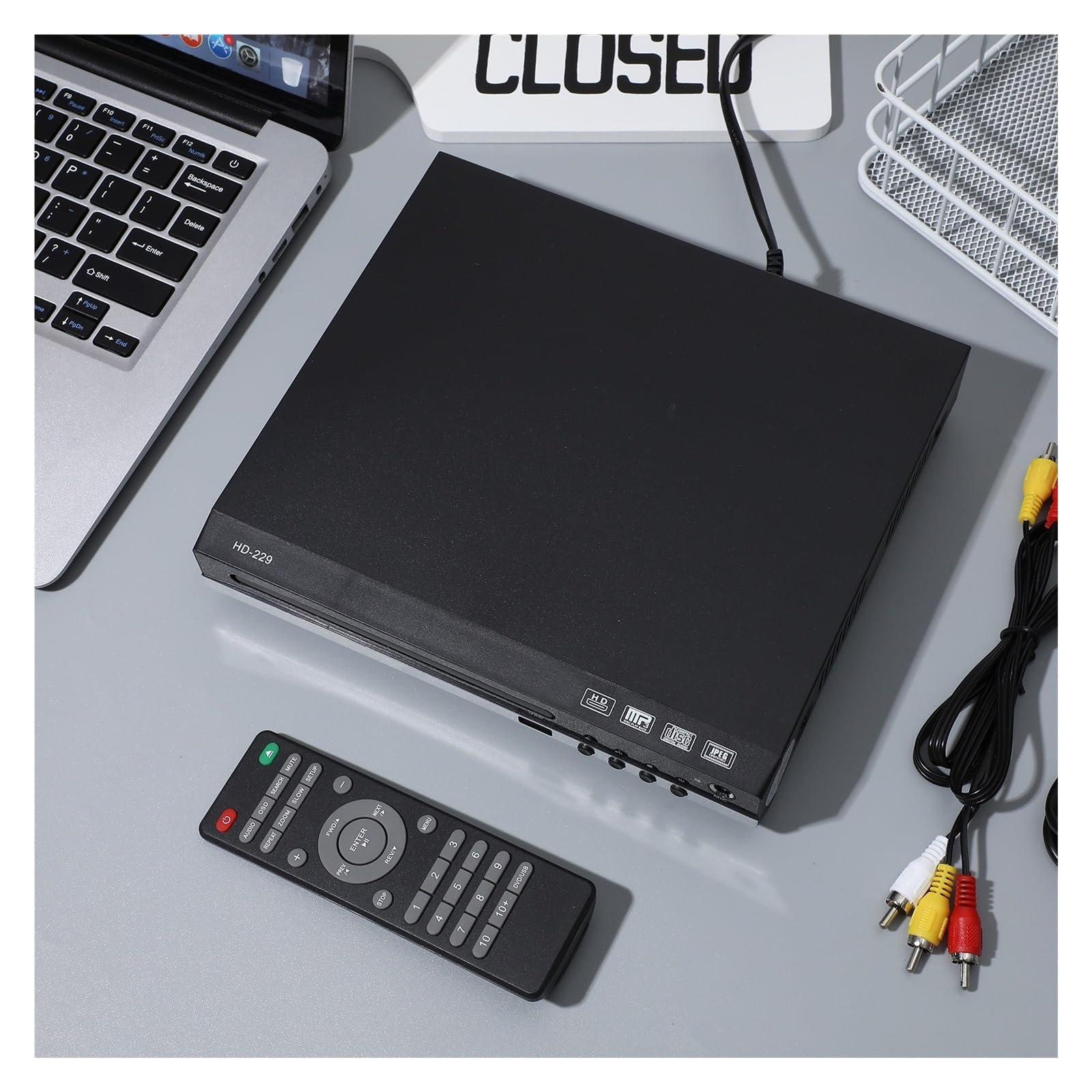 Lettore Compatto Portatile Multi-regione Mini Lettore for Studio Musicale Dispositivo Video Domestico