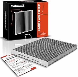 A-Premium Cabin Air Filter with Activated Carbon Compatible with Hyundai Elantra 2007-2016, Elantra GT 2013-2017, Accent 2008-2011 & Kia Forte/Forte5 2014-2018, Forte Koup 2014-2016, Rondo 14-17